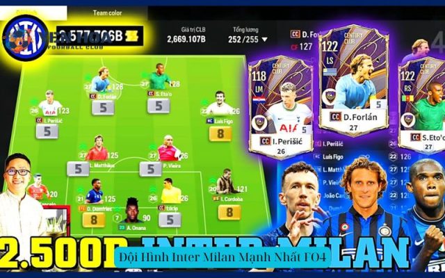 Đội Hình Inter Milan Mạnh Nhất FO4