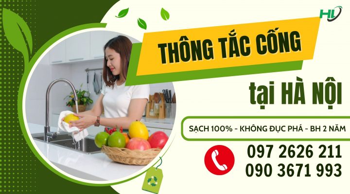 Thông tắc cống tại Hà Nội
