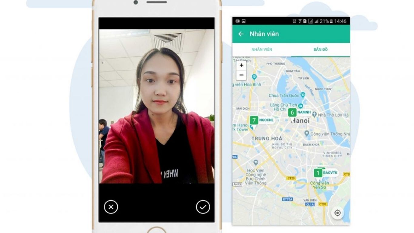 thiết bị quản lý giờ làm nhân viên